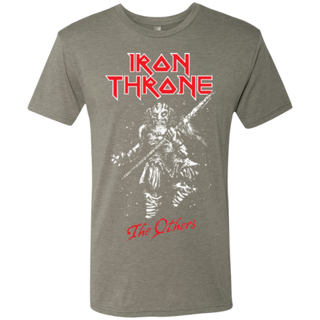 T-Shirts Venetian Grey / Small Iron Throne Men's Triblend T-Shirt