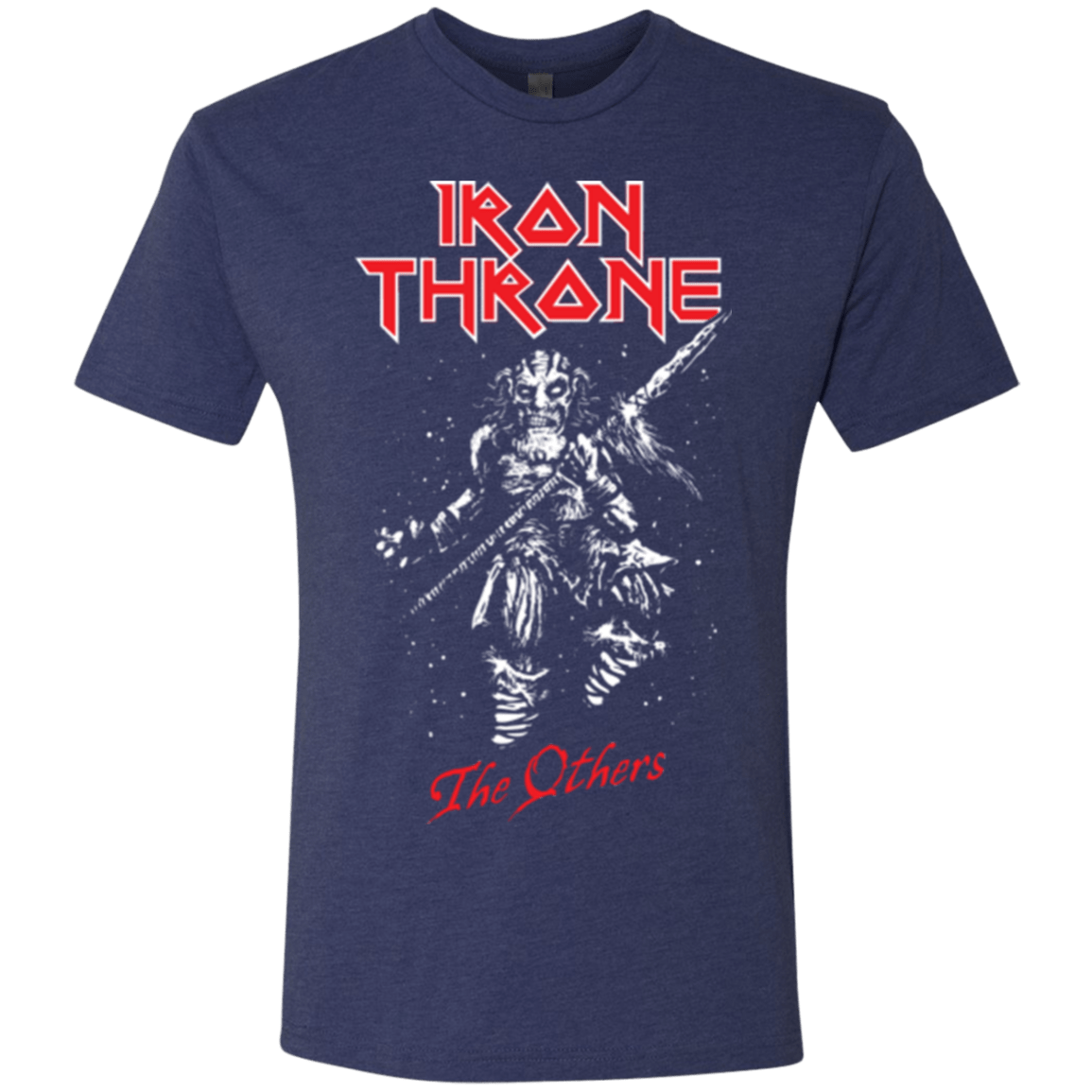 T-Shirts Vintage Navy / Small Iron Throne Men's Triblend T-Shirt