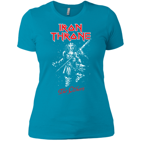 T-Shirts Turquoise / X-Small Iron Throne Women's Premium T-Shirt
