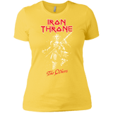 T-Shirts Vibrant Yellow / X-Small Iron Throne Women's Premium T-Shirt