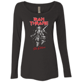 T-Shirts Vintage Black / Small Iron Throne Women's Triblend Long Sleeve Shirt