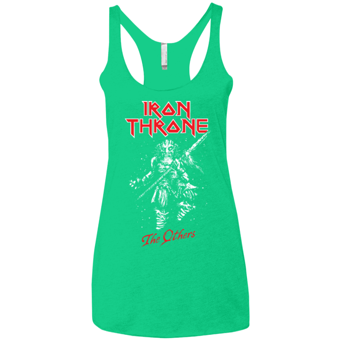 T-Shirts Envy / X-Small Iron Throne Women's Triblend Racerback Tank