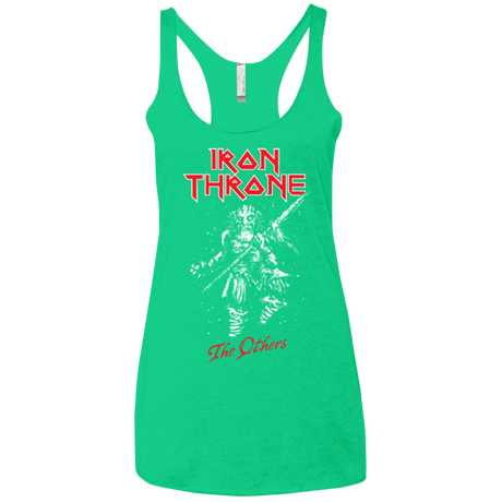 T-Shirts Envy / X-Small Iron Throne Women's Triblend Racerback Tank