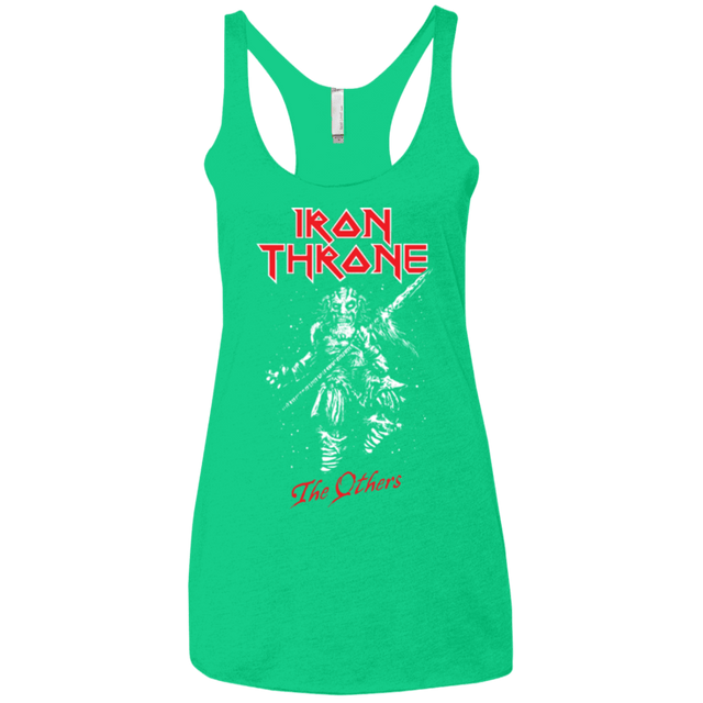 T-Shirts Envy / X-Small Iron Throne Women's Triblend Racerback Tank