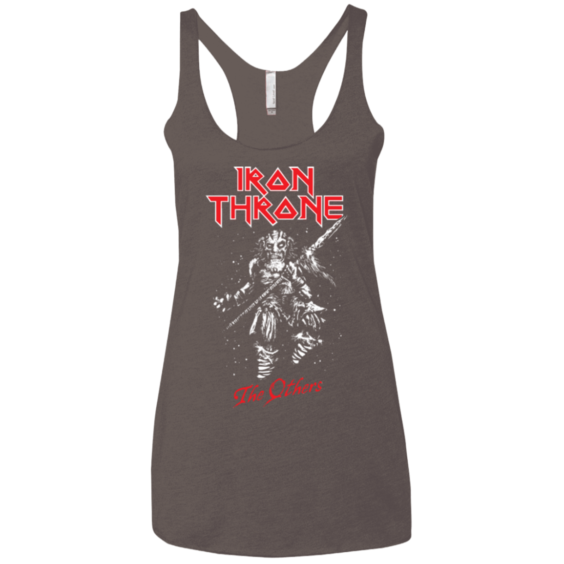 T-Shirts Macchiato / X-Small Iron Throne Women's Triblend Racerback Tank