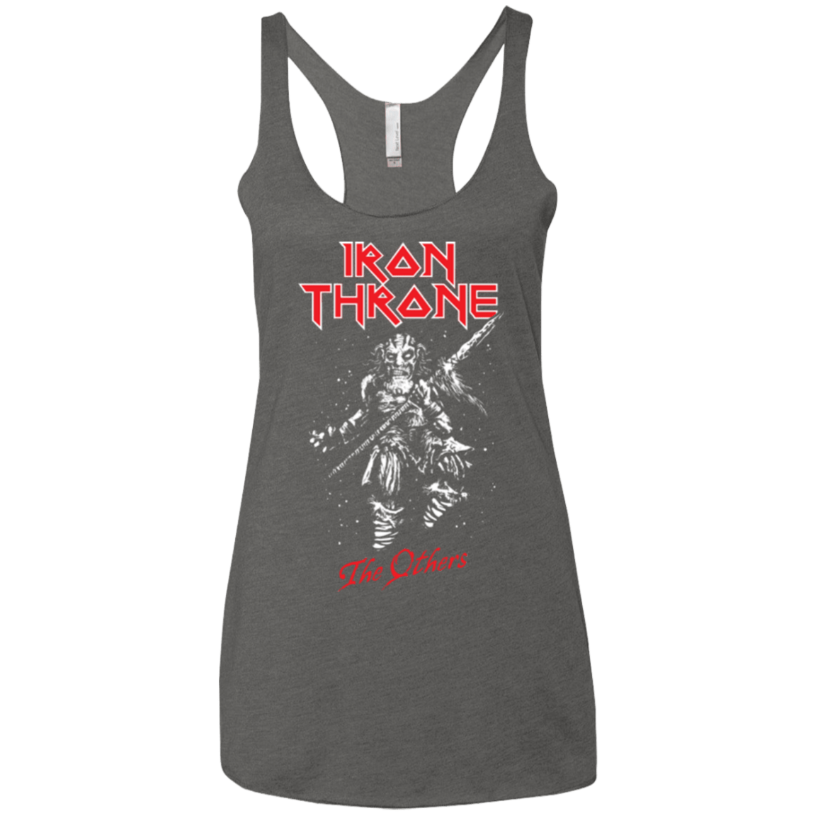 T-Shirts Premium Heather / X-Small Iron Throne Women's Triblend Racerback Tank