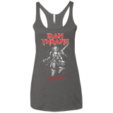 T-Shirts Premium Heather / X-Small Iron Throne Women's Triblend Racerback Tank