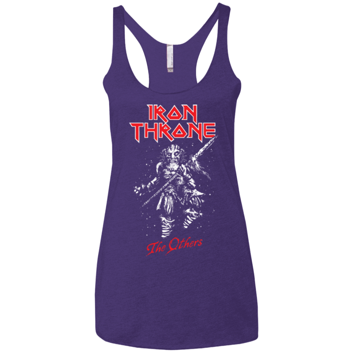 T-Shirts Purple / X-Small Iron Throne Women's Triblend Racerback Tank