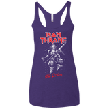 T-Shirts Purple / X-Small Iron Throne Women's Triblend Racerback Tank