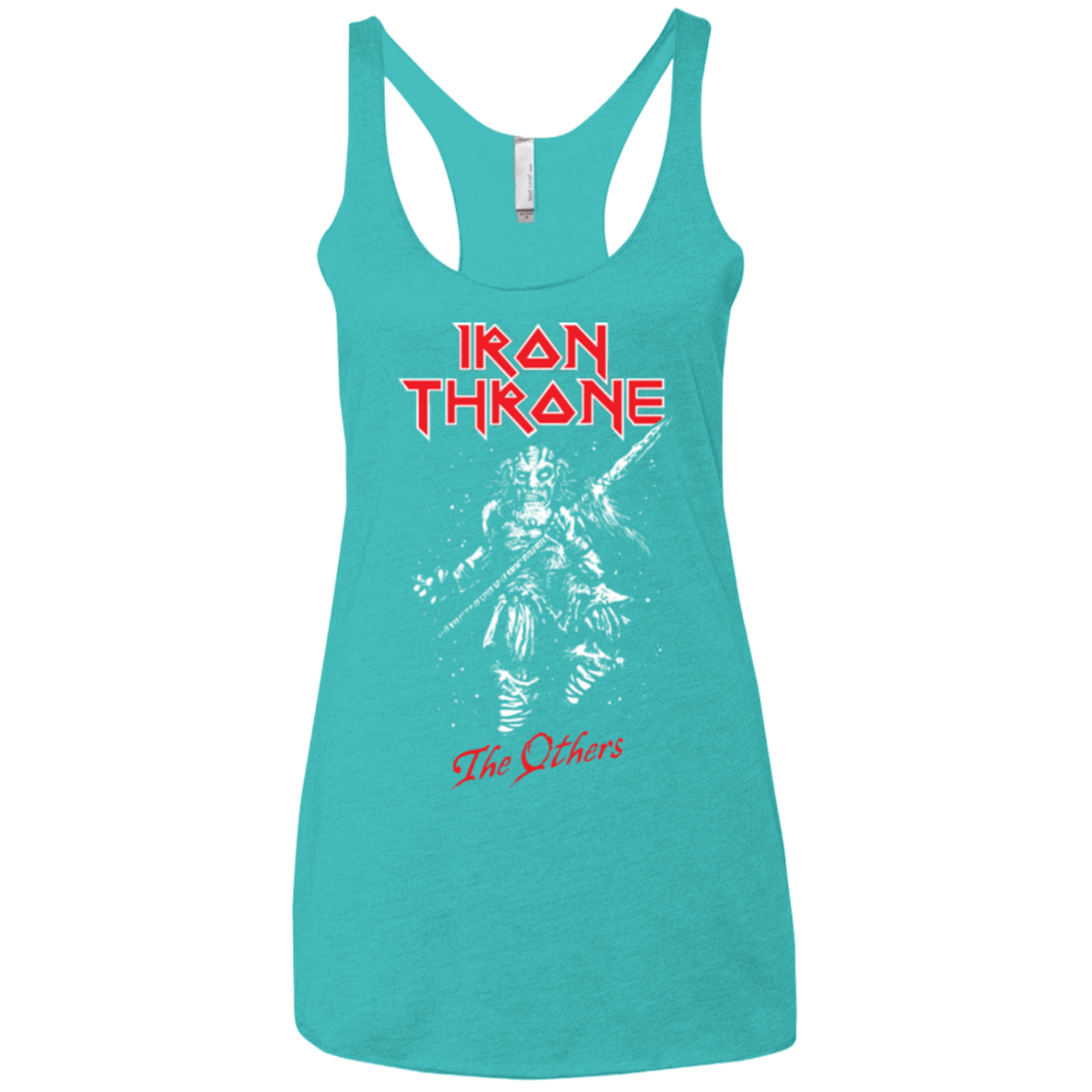 T-Shirts Tahiti Blue / X-Small Iron Throne Women's Triblend Racerback Tank