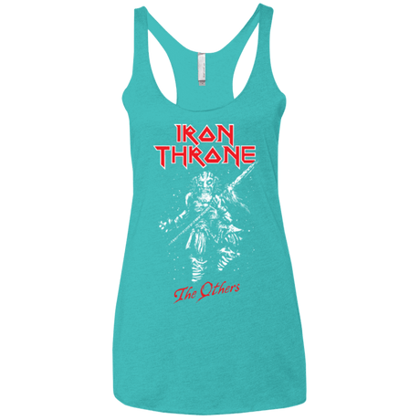 T-Shirts Tahiti Blue / X-Small Iron Throne Women's Triblend Racerback Tank