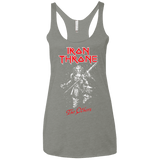 T-Shirts Venetian Grey / X-Small Iron Throne Women's Triblend Racerback Tank