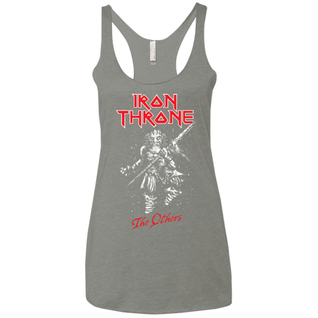 T-Shirts Venetian Grey / X-Small Iron Throne Women's Triblend Racerback Tank