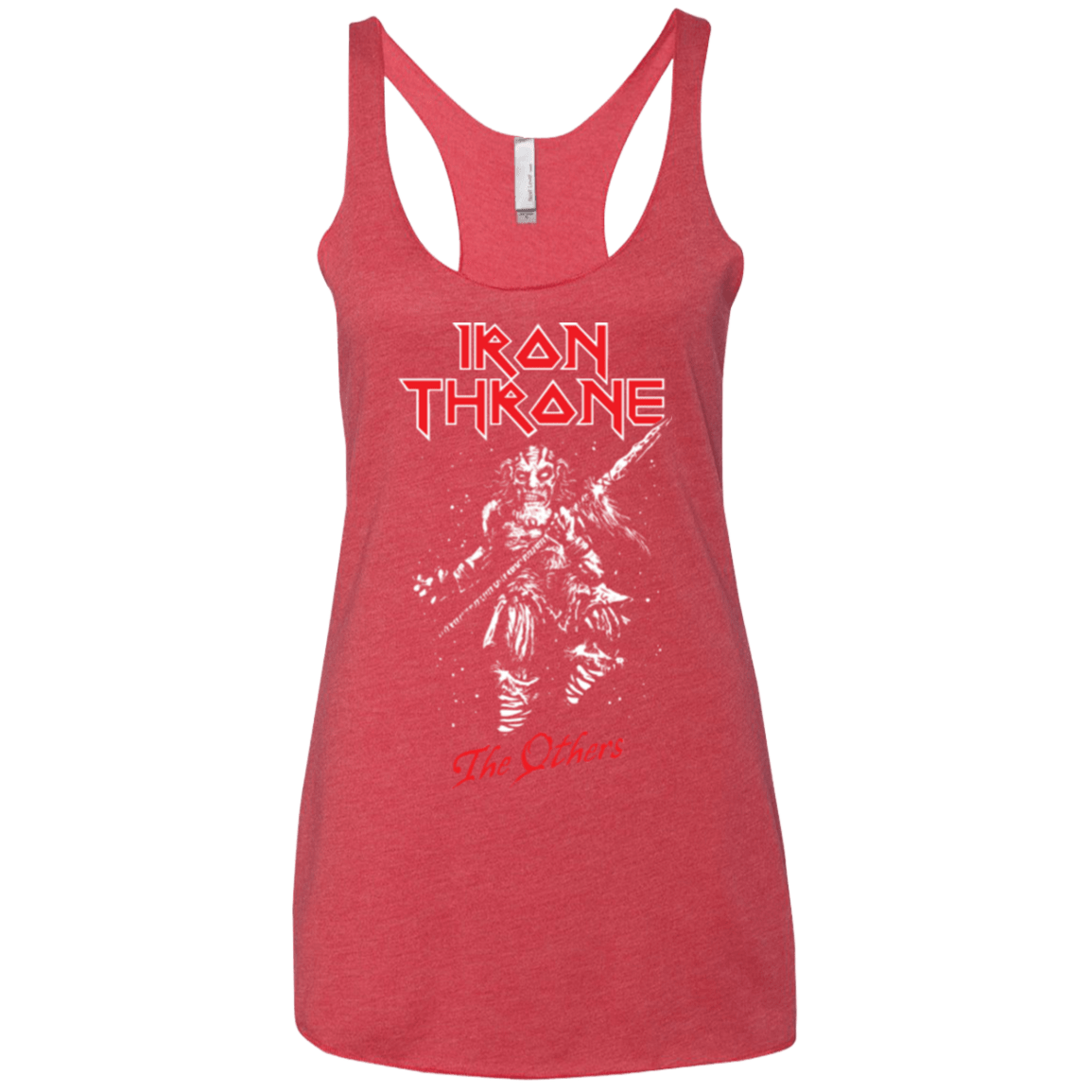 T-Shirts Vintage Red / X-Small Iron Throne Women's Triblend Racerback Tank