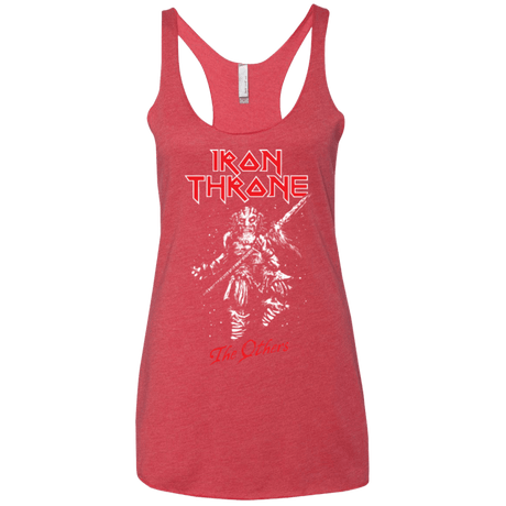 T-Shirts Vintage Red / X-Small Iron Throne Women's Triblend Racerback Tank
