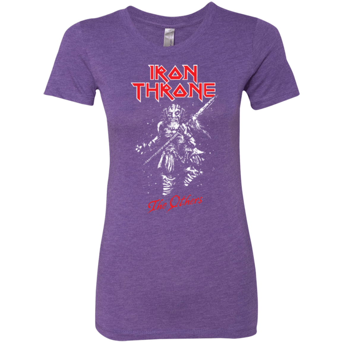 T-Shirts Purple Rush / Small Iron Throne Women's Triblend T-Shirt