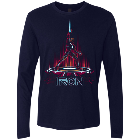 T-Shirts Midnight Navy / Small IRON TRON Men's Premium Long Sleeve