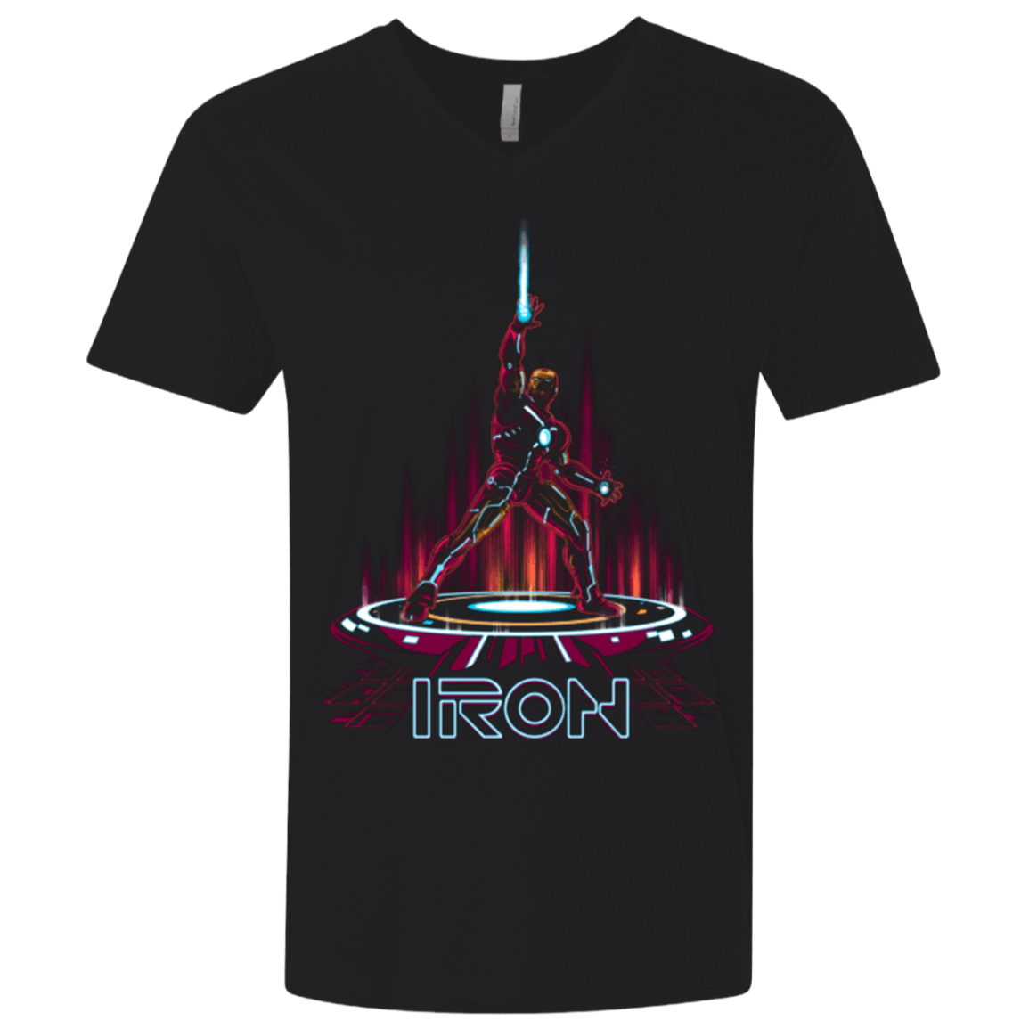 T-Shirts Black / X-Small IRON TRON Men's Premium V-Neck