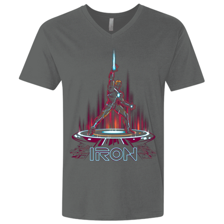 T-Shirts Heavy Metal / X-Small IRON TRON Men's Premium V-Neck