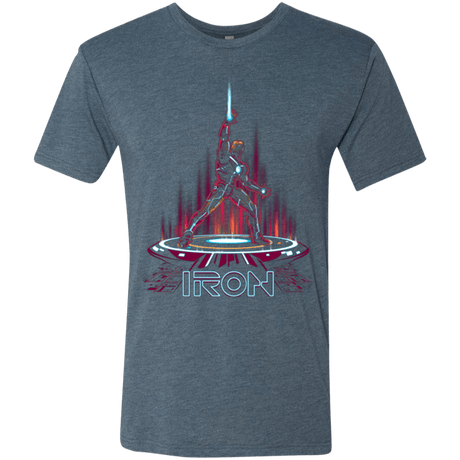 T-Shirts Indigo / Small IRON TRON Men's Triblend T-Shirt