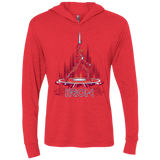 T-Shirts Vintage Red / X-Small IRON TRON Triblend Long Sleeve Hoodie Tee