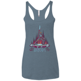 T-Shirts Indigo / X-Small IRON TRON Women's Triblend Racerback Tank