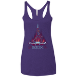T-Shirts Purple / X-Small IRON TRON Women's Triblend Racerback Tank