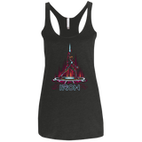 T-Shirts Vintage Black / X-Small IRON TRON Women's Triblend Racerback Tank