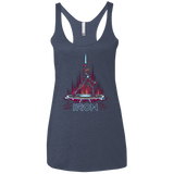 T-Shirts Vintage Navy / X-Small IRON TRON Women's Triblend Racerback Tank