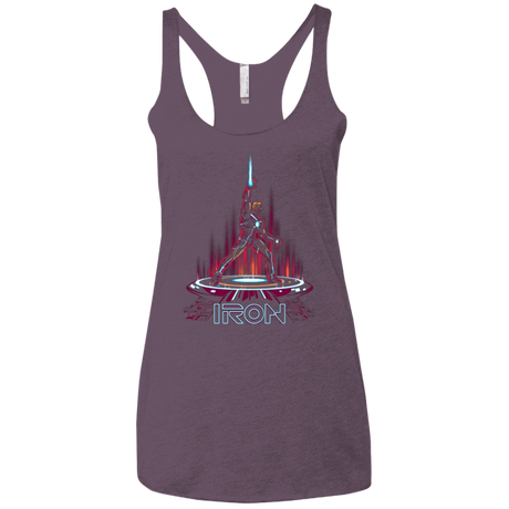 T-Shirts Vintage Purple / X-Small IRON TRON Women's Triblend Racerback Tank