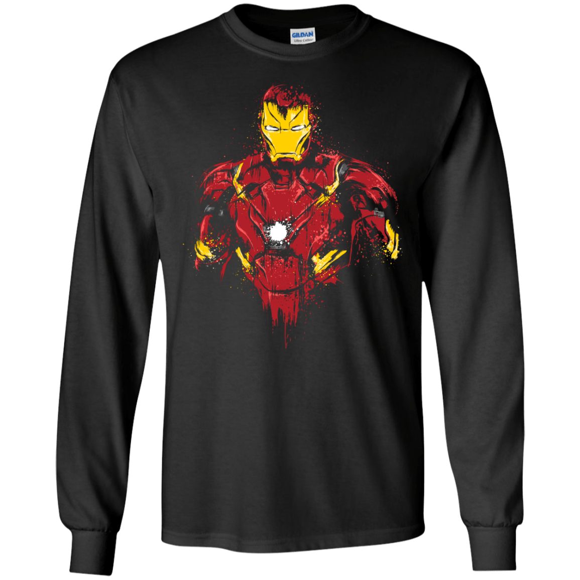 T-Shirts Black / S Iron Warrior Men's Long Sleeve T-Shirt