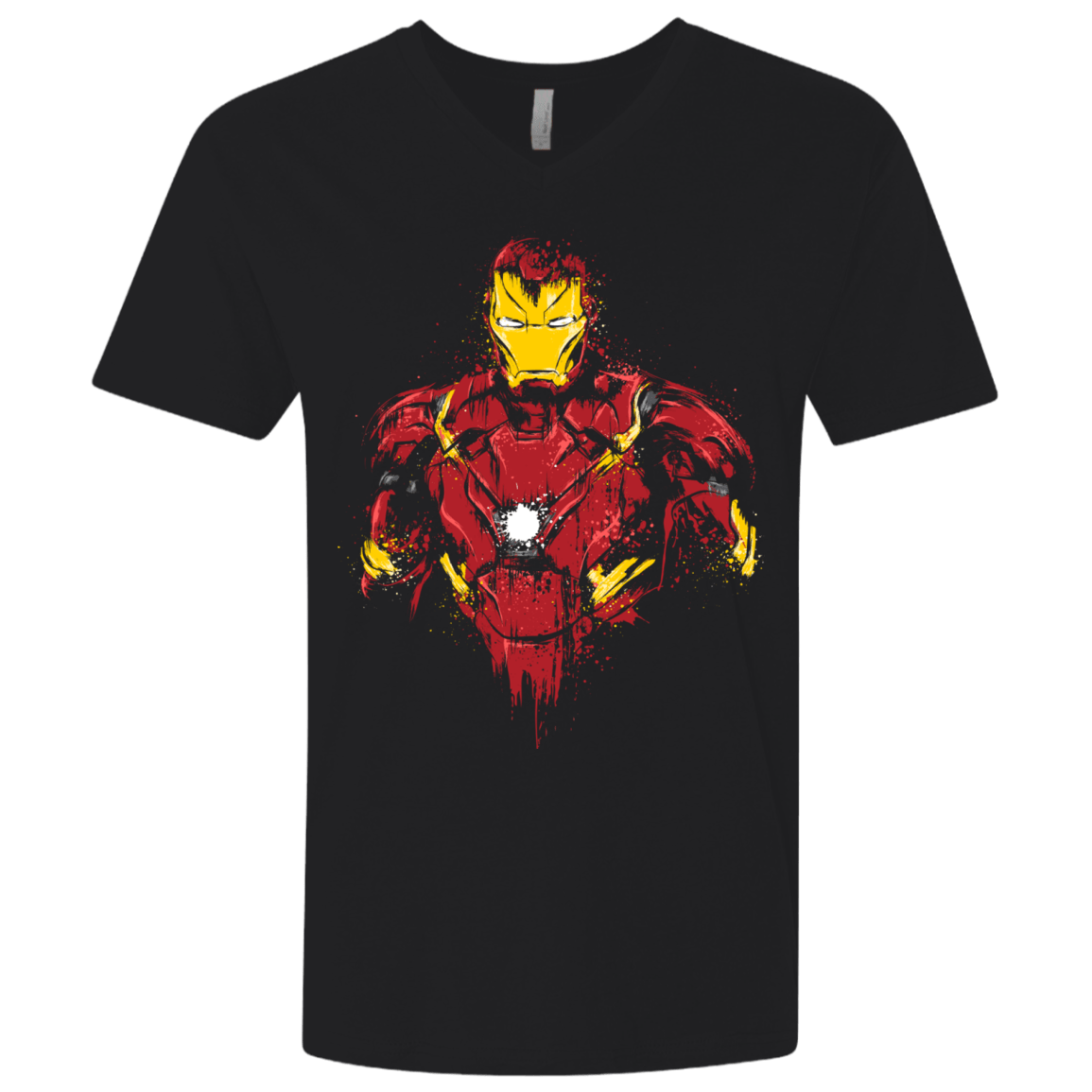 T-Shirts Black / X-Small Iron Warrior Men's Premium V-Neck