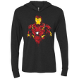 T-Shirts Vintage Black / X-Small Iron Warrior Triblend Long Sleeve Hoodie Tee