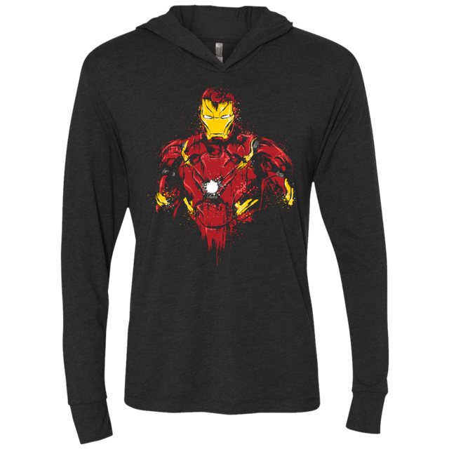 T-Shirts Vintage Black / X-Small Iron Warrior Triblend Long Sleeve Hoodie Tee