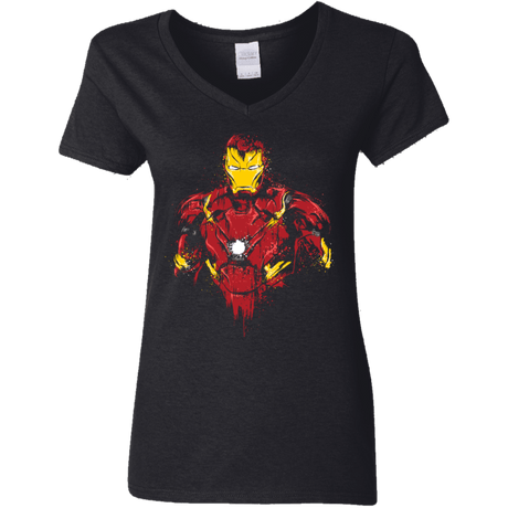 T-Shirts Black / S Iron Warrior Women's V-Neck T-Shirt