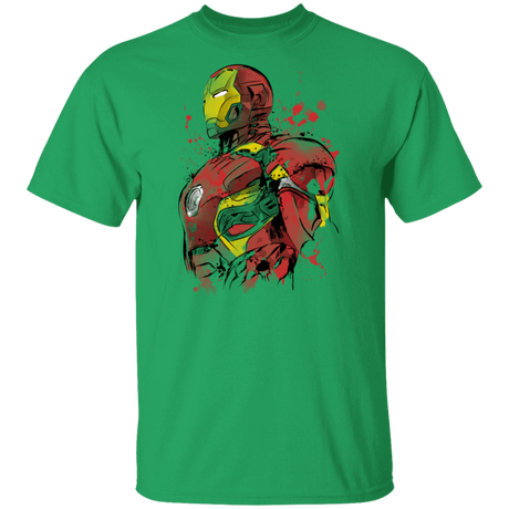 T-Shirts Irish Green / S Iron Watercolor T-Shirt