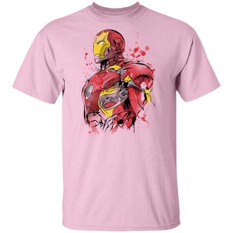 T-Shirts Light Pink / S Iron Watercolor T-Shirt