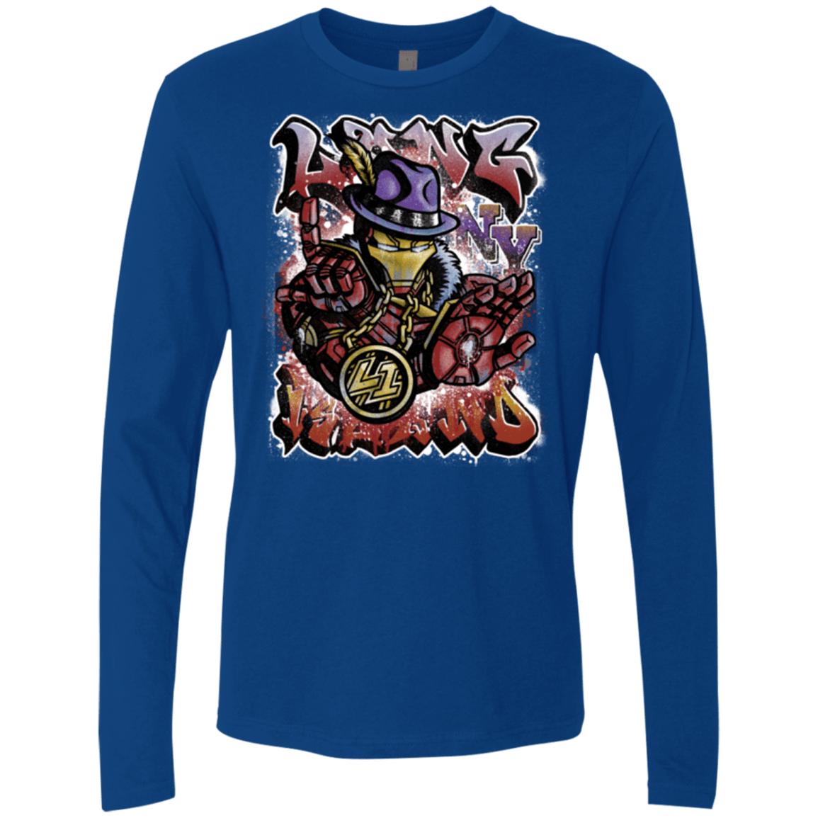 T-Shirts Royal / Small Ironman Long Island Men's Premium Long Sleeve