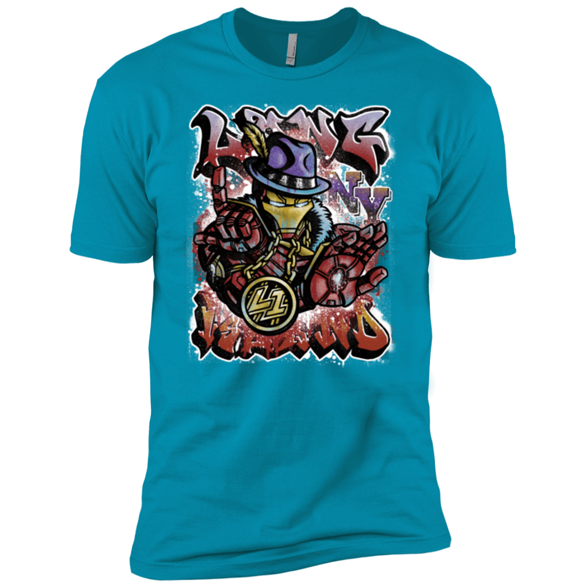 T-Shirts Turquoise / X-Small Ironman Long Island Men's Premium T-Shirt