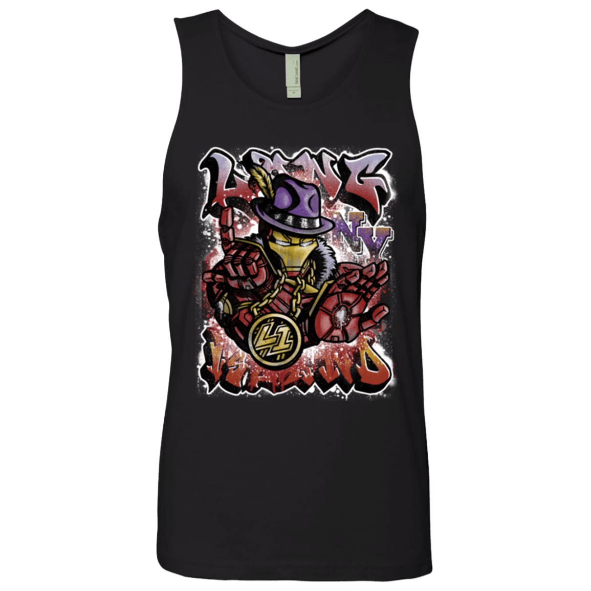 T-Shirts Black / Small Ironman Long Island Men's Premium Tank Top