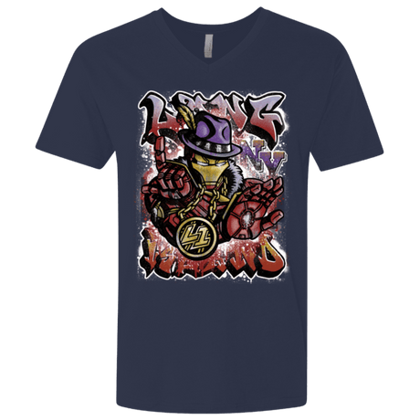 T-Shirts Midnight Navy / X-Small Ironman Long Island Men's Premium V-Neck