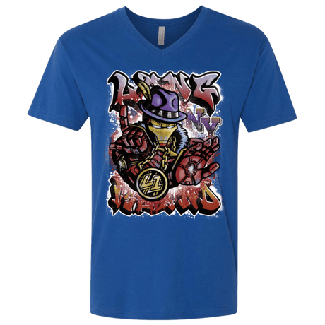 T-Shirts Royal / X-Small Ironman Long Island Men's Premium V-Neck