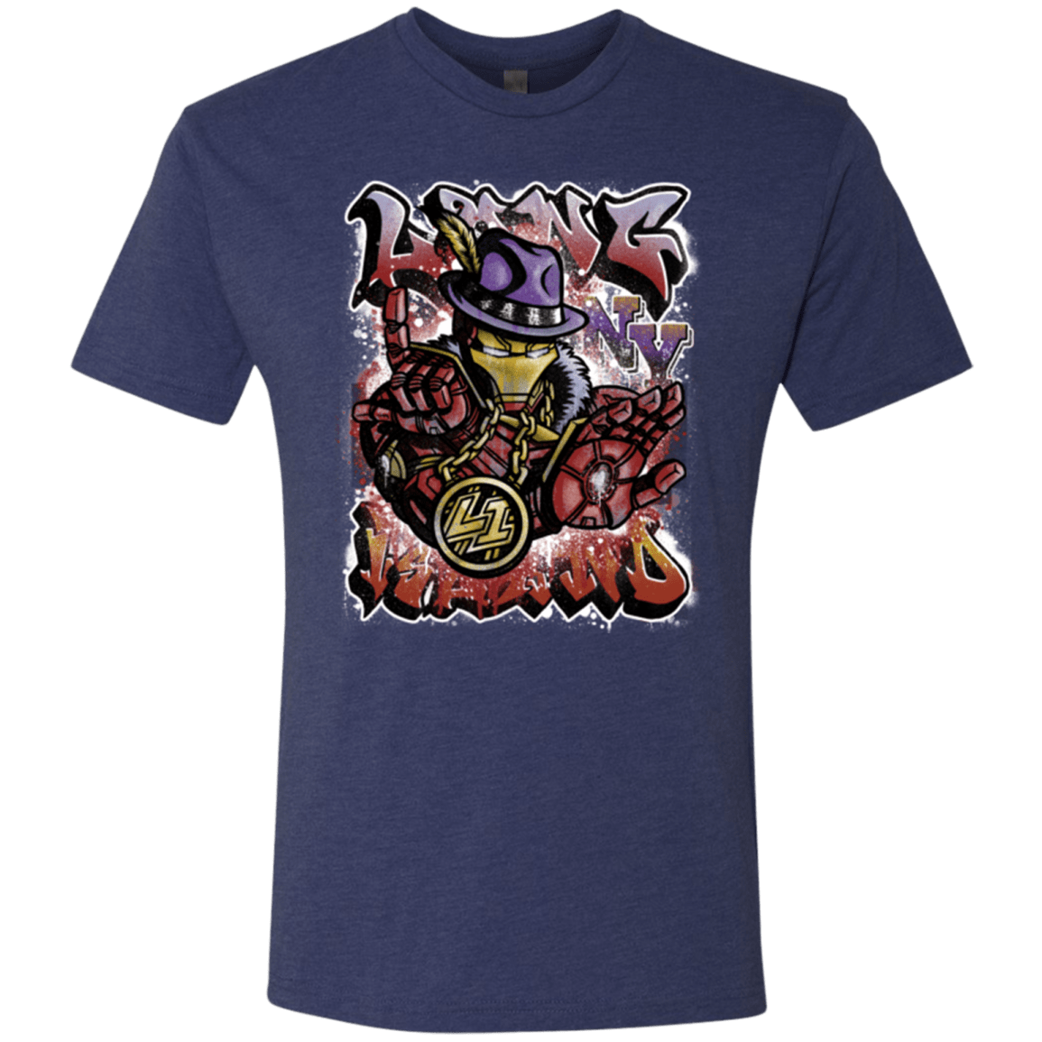 T-Shirts Vintage Navy / Small Ironman Long Island Men's Triblend T-Shirt