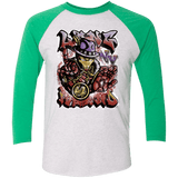 T-Shirts Heather White/Envy / X-Small Ironman Long Island Triblend 3/4 Sleeve