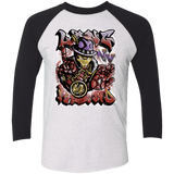 T-Shirts Heather White/Vintage Black / X-Small Ironman Long Island Triblend 3/4 Sleeve
