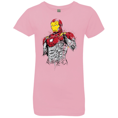 T-Shirts Light Pink / YXS Ironman - Mark XLVII Armor Girls Premium T-Shirt