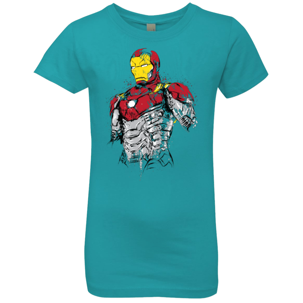 T-Shirts Tahiti Blue / YXS Ironman - Mark XLVII Armor Girls Premium T-Shirt