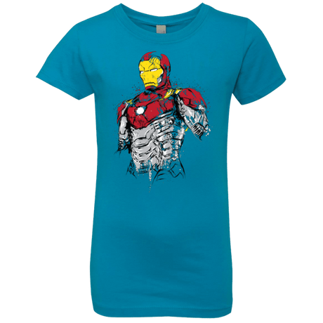 T-Shirts Turquoise / YXS Ironman - Mark XLVII Armor Girls Premium T-Shirt