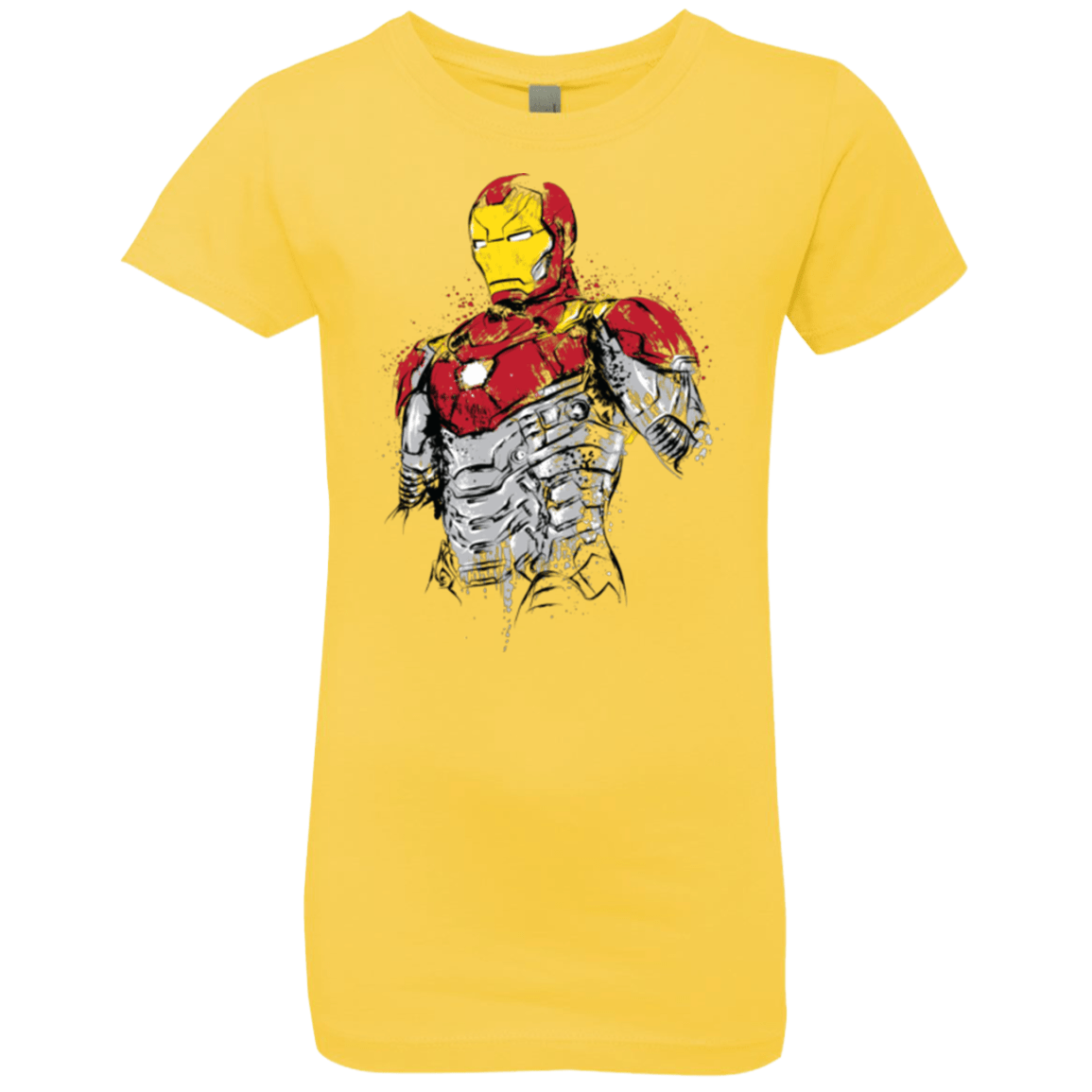T-Shirts Vibrant Yellow / YXS Ironman - Mark XLVII Armor Girls Premium T-Shirt