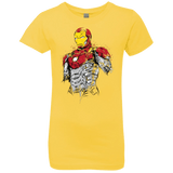 T-Shirts Vibrant Yellow / YXS Ironman - Mark XLVII Armor Girls Premium T-Shirt